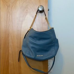 Michael Kors Light Blue Cross Body / Shoulder Bag